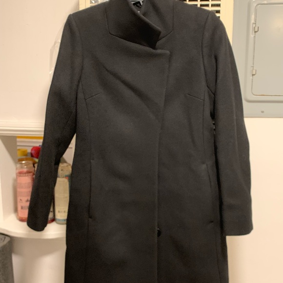 Reiss Marcie wool blend coat black - Picture 6 of 8